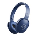 pTron Studio w / 60Hrs Playtime, Wiseless Overx-Ear Headphone dengan HD Mic, Dual- Device Pairing, Suara Impmersif, 40 mm Driver, BT5.4, Port 3.5mm Aux, TF Card Slot & Type- C Fast Charging (Biru)