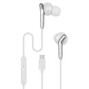 Zebronics Type-C Wired Earphones, in- Line MIC, Deep Bass, 1.2m Cable, 10mm Neodymium Driver, Light Weight, in- Ear Design, Compatible with Mobile, Tablet, Laptop (Bro C, White)
