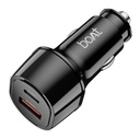 boAt 55W Car Charger with Dual Port USBA and USB-C; Supports QC, PD & PPS Advanced Charging Protocol 124; 12- Layer Smart Protection 124; Compact, Lighweight, Heat & Scratch Restitut (Carbon Black)
