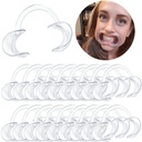 30- Pack Dental Cheek Retractor, Professional Autoclatable Mouth Retractors, 100% BPA-Free, untuk Dentist, Teeth Whitening, Party, Mouthguard Challenge - Ukuran M, Hapus