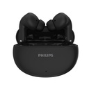 PHILIPS TAT1269 True Wireless in - Ear Earbuds with Mic, 13mm Driver, Bluetooth 5.4, 40H Playtime, IPX5, Fast Charging, TouChannel Controlls, Voice Assistant, Mono Mode, LED Indicator (Deep Black)