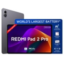 Redmi Pad 2 Pro, 12.1-inch (30.73 CM), LCD Tampilan - 2.5K Sharp & Clear, 8GB RAM, ROM 128GB, Wi- Fi, Quad Speakers, Dolby Atmos, Grapite Grey, AI Diaktifkan