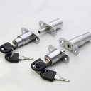VICTAC Furniture Sliding Wardework Center Push Plunger Lock, 32 mm Pack of 2