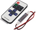 Mini RF LED Dimmer Dengan Jack 5V 24V DC Warna Tunggal Kontrol Cahaya 11 Kunci Wireless Kecepatan Kecerahan Jauh Disesuaikan untuk 2835 3528 LED Strip