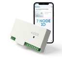 AZIOT 7 Node IO 1 Way Jungking, 6 Normal Loads + 1 x 16A Heavy Loads, WiFi + Bluetooth, Dual Power Input (Inverter & Raw), Fungsi Timer, Voice Control dengan Alexa &, Dibuat di India