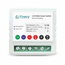 Finery 220 Volts (AC) Wifi 1 Way Smart Rocker Switch With Energy Monitoring Retrofit Support Manual Button Compatible With Alexa & Home, Multicolor