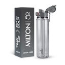 Milton Aston 1000 BPA & BPS-Free Water Bottle 1 ltr 134; Food-Grade Plastic 124; Pertama-Klik Buka 124- Bukti 124; Sip & Gulp Lid I Ideal untuk Kantor, Sekolah, College, Gym, Grey