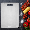 VOLTURI 304 Stainless Steel Chopping Board, 32 x 21,5 cm, 1.2 mm