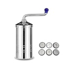 SR Stainless Steel Kitchen Press dengan 6 Jali Sev Sancha Machine 124; Murukaku Machine 134; Bhujiya Maker 14; Noodles 124; Namkeen 124; Chakali Maker 124; Gathiya Maker (SEV Sancha)