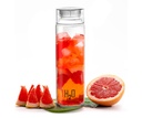 CELLO H2O Glass Water Bottle for Office & Daily Un 920 ml, Transparent Alar4; Durable & Stylish, Fregable & Fridge Safe, Leakproof Wide Mouth Leadfree Jughtened Glass Water Bottle For Kitchen & Travel