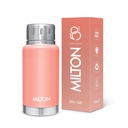 Milton Elfin 160 Thermosteel Water Bottle 160 ml, 24 Hr Hot and Cold I Leak Providence Lid, ISI Certified I Vacuum Insulated I for Office, Gym, School I Peach