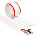 Serplex £9.8FT / 3M PVC Lantai Cable Cover Wire Concealer, Self-Adhesive