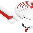 Serplex PVC Cord Cover 6.6FT Pembaharuan Kabel Adhesive Self On Wall Cuttable