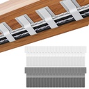 Serplex® 40Pcs Hook and Loop Cable Ties, Self Adhesive Hook and Loop Cable