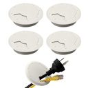Serplex® 4Pcs Desk Grommets 2.36 inches Round Cable Grommets for Office
