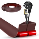 Serplex 6.6FT Pelindung Cable Floor Adhesive, Wire Hide