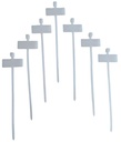 Marker Cable Tie 4 inch 18LBS _ 100pcs / Pack - White