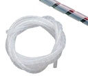 12mm X 25 Meter Cable Protector Sleeve Spiral Wire Sleeve Cold Polyethylene untuk Robotics Macheline White dan 3D Printer CNC Computer PC TV atau Electric Wires Digunakan untuk Commercial Areas