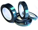 Teka Tape Temp Tinggi, Polyester Hijau, 5 Roll