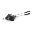 CELLO Aluminium Nonstick Gas Sandwich Toaster Maker, Black | PFOA Free, Scratch Resistant, Flame Proof Design, Lightweight Gas Stove Compatible Cool Touch Handle, Double Coating Sandwich Toaster Maker