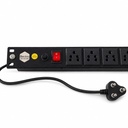 Bectro 6 Socket Extension Board & Surge Protection Power Strip