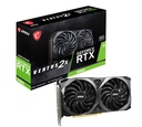 MSI GeForce RTX 3060 Ventus 2X 12G OC Graphic Card I NVIDIA GeForce RTX 3060 GPU 14; 12 GB GDDR6 192-bit Memory, yaitu 124; 15 Gbps Speed 24; PCI Express 4 Interface Season 2, Upto 1807 MHz 124; TORX Fan 3.0, Zero FROZR