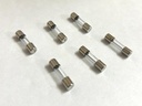 Px Glass Tube Fuse cartridge 250V 6A Fast Blow, 5mm x 20mm, Pack of 6, for Extension Board, Power Supply and other applications