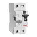 Jangkar oleh Panasonic UNO Series RCCB 40 AMP 100mA Empat Sisa Kutub Sirkuit Breaker (Putih, 98208)