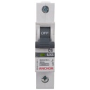 Jangkar oleh Panasonic UNO 6 Amp Single Pole C Curve MCB 124; ISI ditandai Single Pole 6A Miniatur Circuit Breaker (98001)