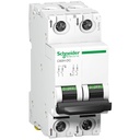 SCHNEIDER ELECTRIC A9N61528 Thermal Magnetic Circuit Breaker, C Curve, Multi 9 C60H- DC Series, 10 A, 2 Kutub, 500 V