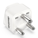 Defininio Universal Travel Converter Plug Type D 124; World to India Adapter 124; Compatible for US Canada UK Eropa Australia China 124; CE Certified, ROHS Compliant 124; 10A 250V Single Socket (Paket 1)