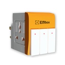 EMBOX 3 Pin Multi Plug Adapter dengan Individual Switch 3 Pin Socket Safety Shutter Spike Buster Fuse Adapter 3 Way Plug Extension for Home Office Traveler-5A-250V, Paket 1 Orange