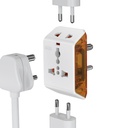 Iklan Perjalanan GM 6AMP 3- Pin Multiplug Adapter dengan Universal Socket 124; Pasport 2-Pin & 3-Pin Plugs 126; Multiple Charging Ports 124; Charge Smartphones, Laptops & Other Devices 124; Compact & Reliable 3017