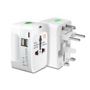 Adaptor Perjalanan Universal MX dengan Tipe C, Adapter Perjalanan Universal di seluruh dunia, seluruh 150 International Travel Adapter, Kompatibel Universal Socket - Inggris, Eropa, UA, Australia, Cina, Jepang & Thailand