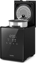 3L Stainless Steel Warm Mist Humidifier with Easy Clean and Warm Steam Function, Healthy Air Mist Humidifiers for Bedroom Living Room, with Sleep Mode and Auto-off Setting