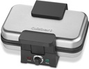 Cuisinart Pizzelle Press, WM-PZ10, Bakes Two 4-Inch Italian Waffle Cookies, 5 Browning Settings, Nonstick Plates, Stainless Steel, Silver