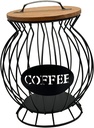 Coffee Pod Holder Organizer Coffee Capsule Storage Basket Coffee Pod Container for Hotel, Black L