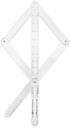 New 2025 Miter Saw Protractor Angle Finder Bevel Gauge Corner Tool with Scales for Woodworking, Aluminium Alloy Premium Digital Angle Finder