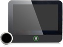 Digital Door Viewer 1080P HD Door Peephole Camera with LCD Color Screen Motion Detection & 120° Wide Angle WiFi Video Peephole Door Camera Built in Rechargable Battery for Home