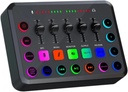Generic Audio Mixer Sound Mixer,48V Power,Rechargeable,Sound Board Console System Stereo DJ Mixer for Computer Phone Party