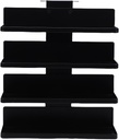 Luqeeg Flavor Pods Storage Holder Space Saving Design Mounted 4 Tier Flavored Container Slot Design Flavor Pods Holder with Iron Materials Compatibility for Home Office Kitchen
