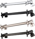 Shower Extension Adjustable Height and Angle Shower Head Extension Arm for Rain Shower Head, Shower Arm Extender Hardware (Oil Rubbed Bronze, 10 Inch)