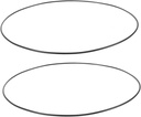 2pcs Lid Lock Straps for Slow Cooker Secure Lid Latch Pressure Cooker Holder Black Rubber Band