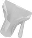 French Fry Bagger Scoop, Comerical Plastic Chips Scoop with Right Handle, Popcorn Scoop for Popcorn Machine, Food French Fries Shovel Fry Scoop for Potato Chips, Snacks, Dried Nuts