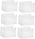 Ciieeo 6pcs Elegant Acrylic Tea Bag Container Coffee Pod Box Lids Storage Box for Tea Bags