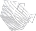 Portable Hanging Wall Basket Metal Wire Storage Organizer for Kitchen Bathroom and Office Non-punching Space-saving Design with Strong Load Capacity
