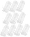 PRETYZOOM 10 Pcs Heart Shaped Push Cake Tubes Plastic Cake Holders Lids Pushable Dessert Containers for Ice Cream and Party Favors
