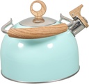 PRETYZOOM Stainless Steel Kettle Electric Boiling Pot Whistle Tea Pot for Kitchen