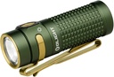 OLIGHT Baton4 Rechargeable EDC Flashlight, LED Pocket Light 1300 Lumens with Magnetic Charging Cable, 6 Modes, IPX8 Waterproof Powerful Bright Flashlight for Home, Camping and Emergencies (OD Green)