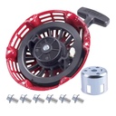 Recoil Starter with Start Cup Fit Honda GX120 GX160 GX200 Pull Starter (Steel Rod Paws) Engine 4/5.5/6.5hp Motor Replace # 28400-ZE1-003ZF 28400-ZH8-013YA